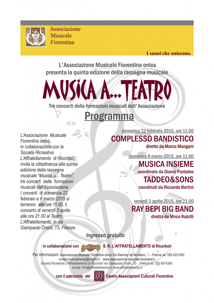 AMF musica a teatro  2015