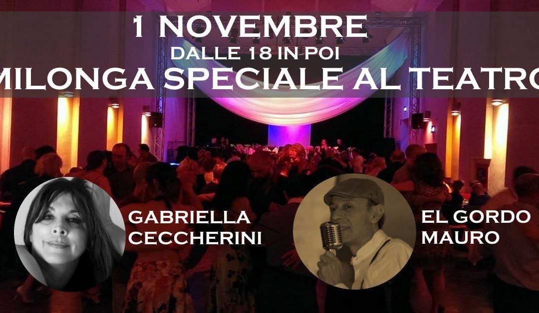 Tango Club • MILONGA SPECIALE, 1 NOVEMBRE 2018