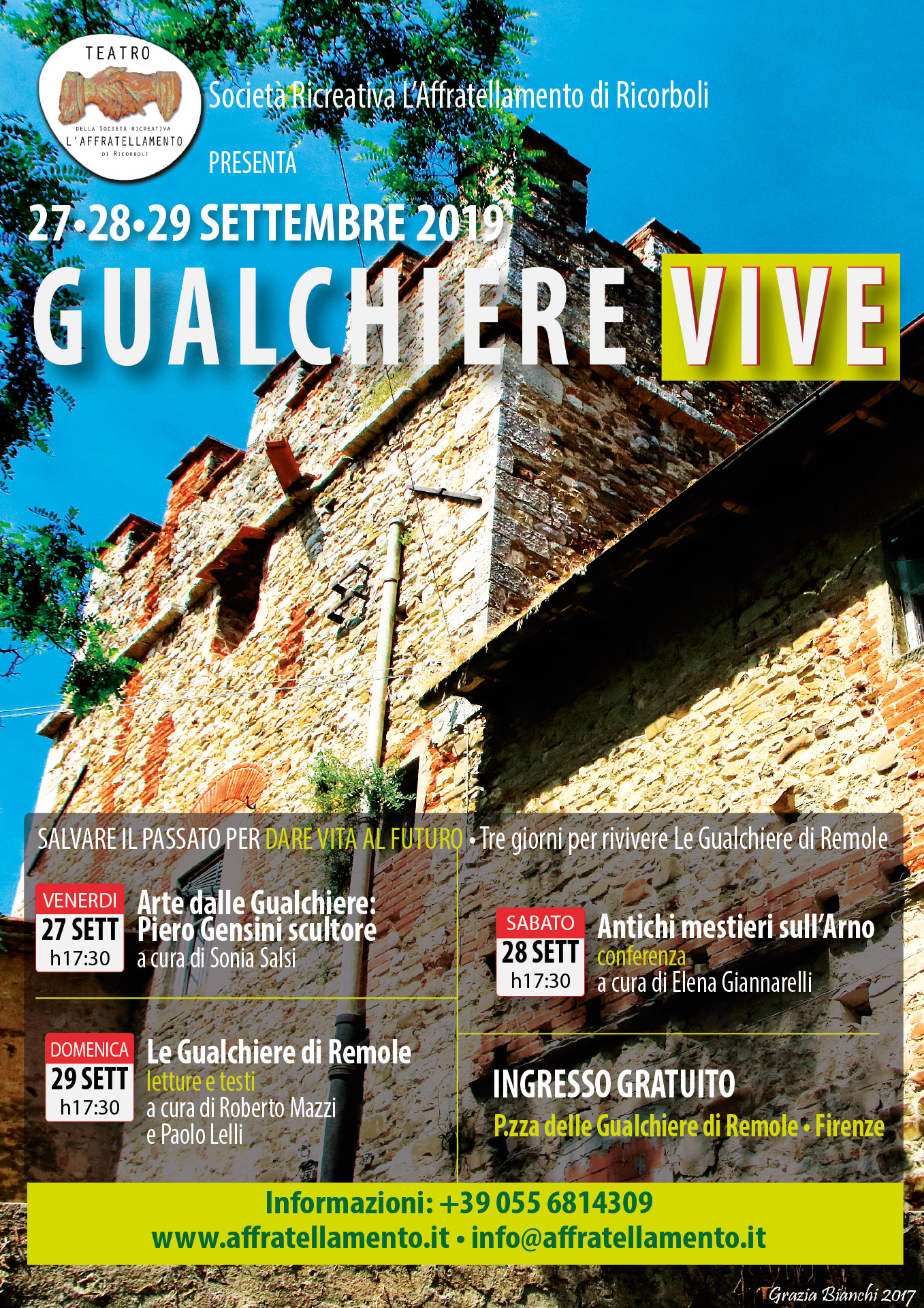 GUALCHIERE VIVE. Tre giorni per rivivere le Gualchiere di Remole