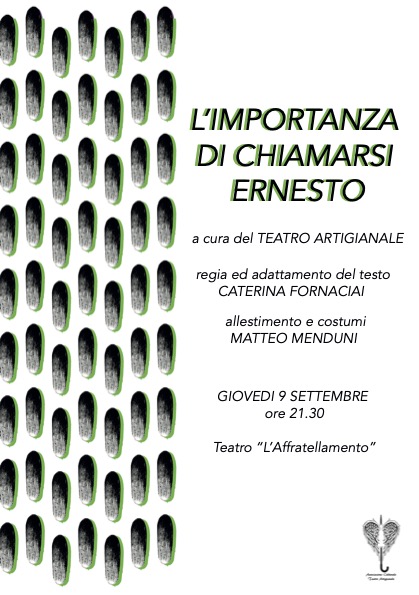 Teatro Artigianale, L’IMPORTANZA DI CHIAMARSI ERNESTO (Prima assoluta)