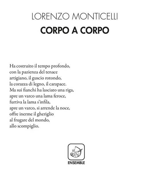 Presentazione del libro CORPO A CORPO