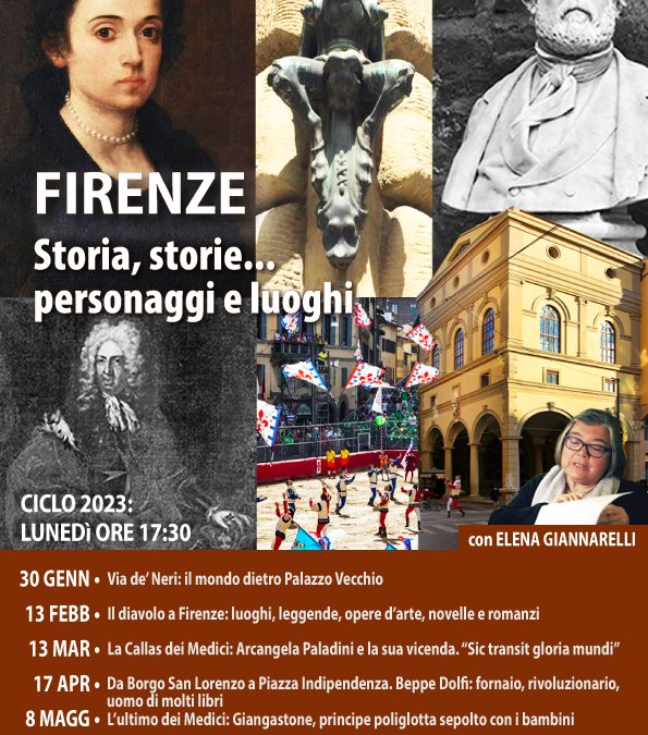 “Il diavolo a Firenze: luoghi, leggende, opere d’arte, novelle e romanzi” • Conversazioni con Elena Giannarelli