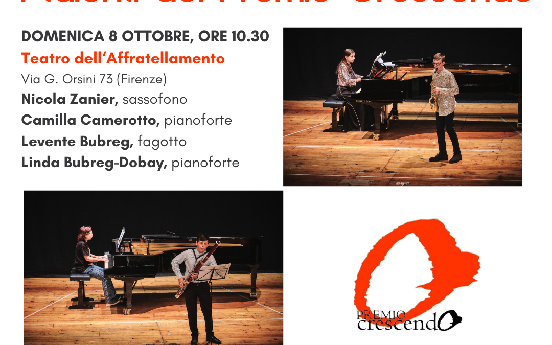 A.Gi.Mus, concerto PREMIO CRESCENDO 2023