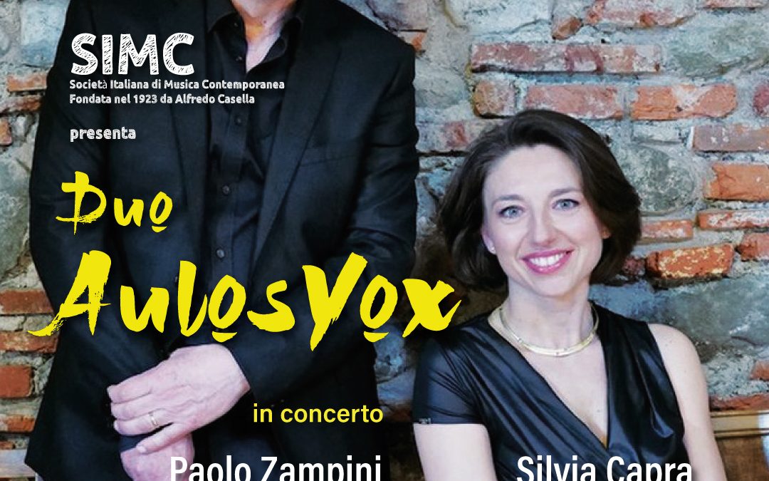 SIMC, presenta DUO AULOSVOX in concerto – Silvia Capra e Paolo Zampini