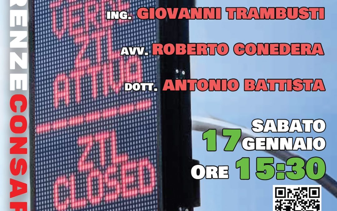 FIRENZE_CONSAPEVOLE vi invita a “SCUDO VERDE E ZCS.  Prevenzione o controllo?”