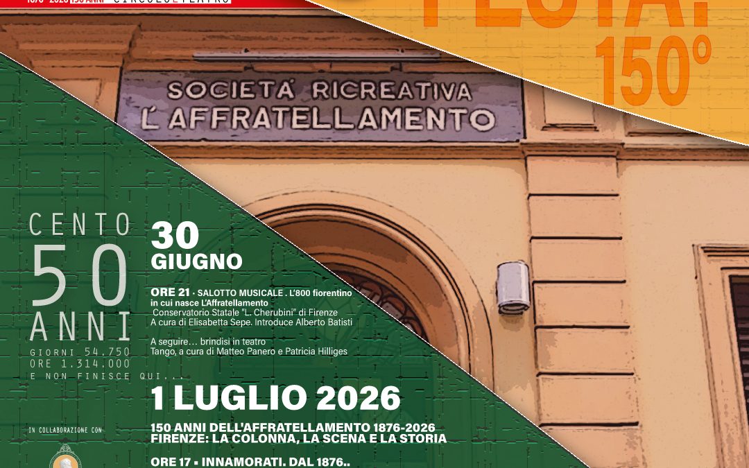 Anniversario 150° dell’Affratellamento •• “SALOTTO MUSICALE. L‘800 FIORENTINO”